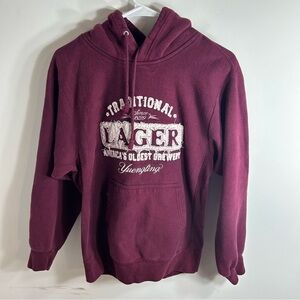 Yuengling Hooded Sweatshirt Small Maroon Red Beer Pottsville Pennsylvania